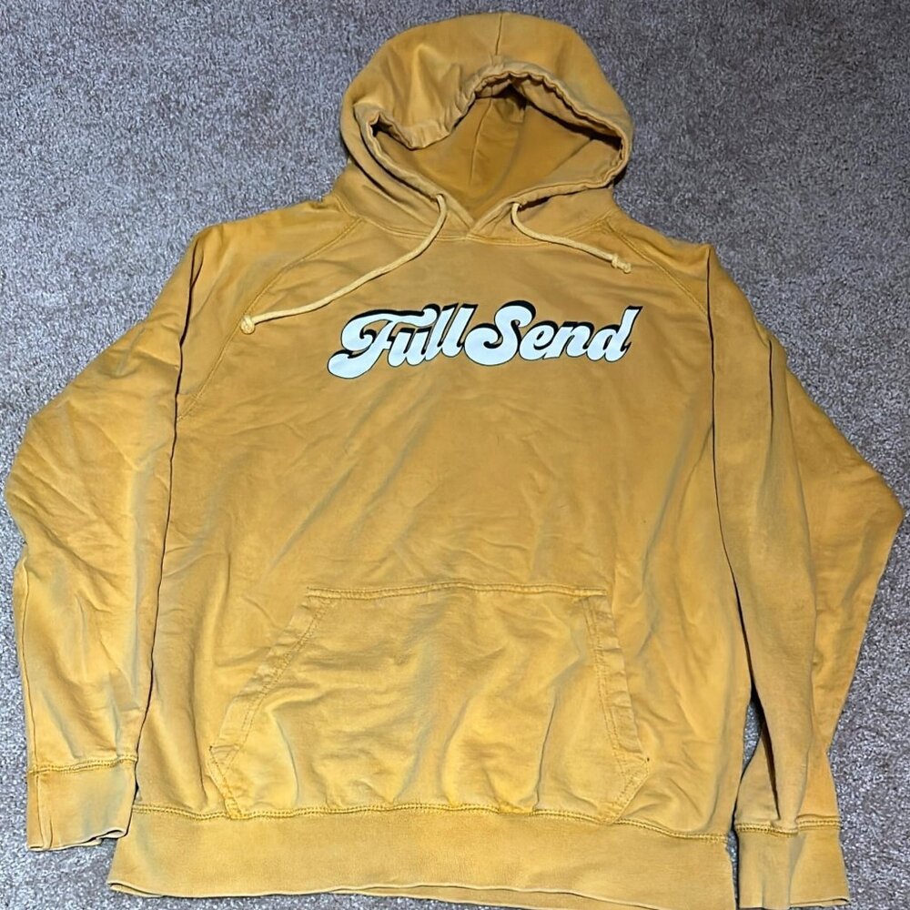 Full Send Yellow Logo Sweatshirt